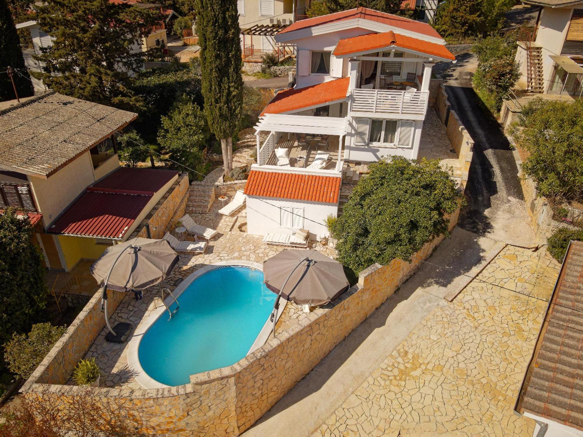 Villa Hvar With Pool Vrboska Exterior foto