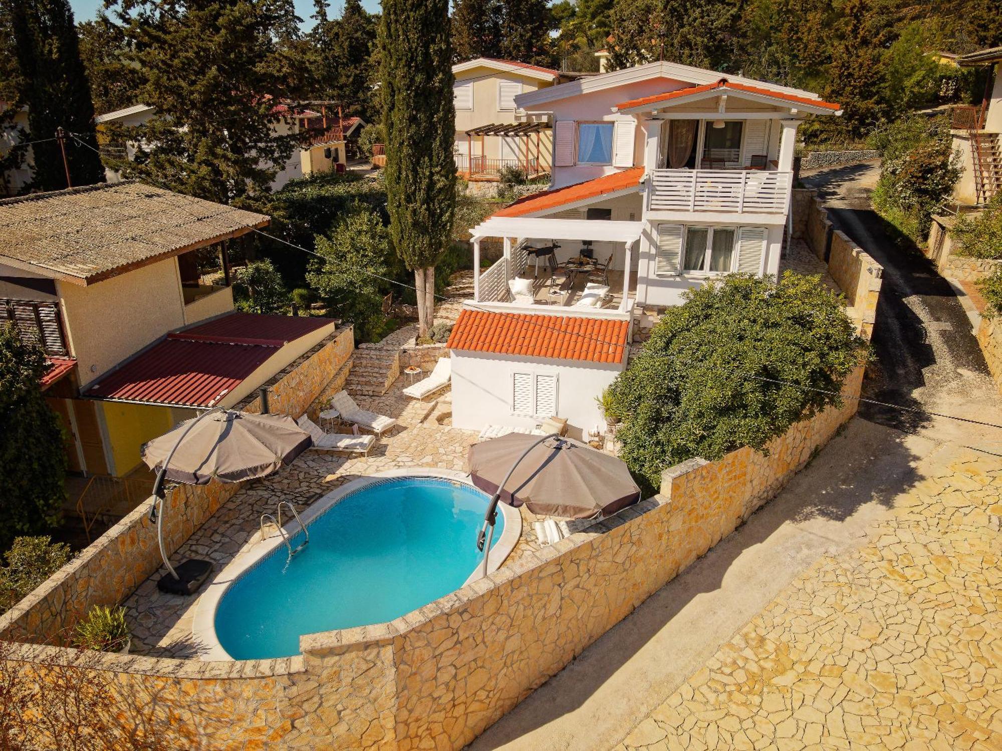 Villa Hvar With Pool Vrboska Exterior foto